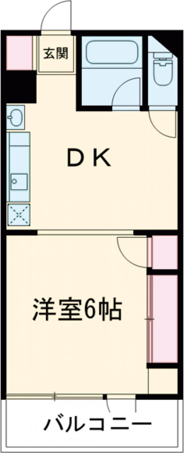 川村マンションの間取り