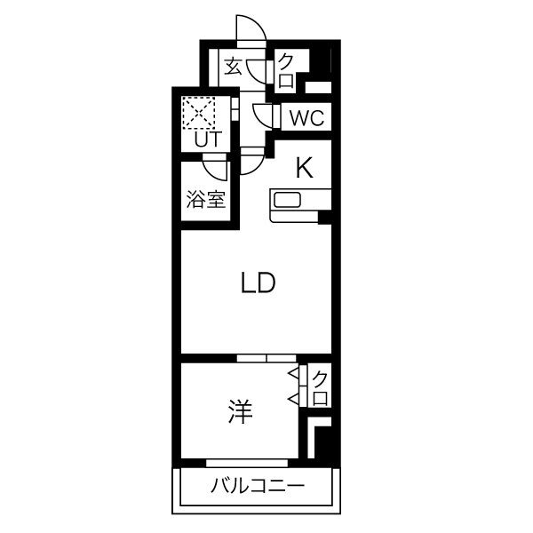 ロイジェント日吉Ⅱの間取り