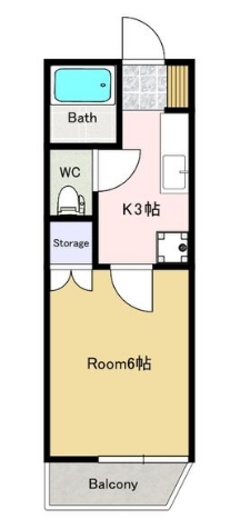 寿ハイツ3号棟の間取り