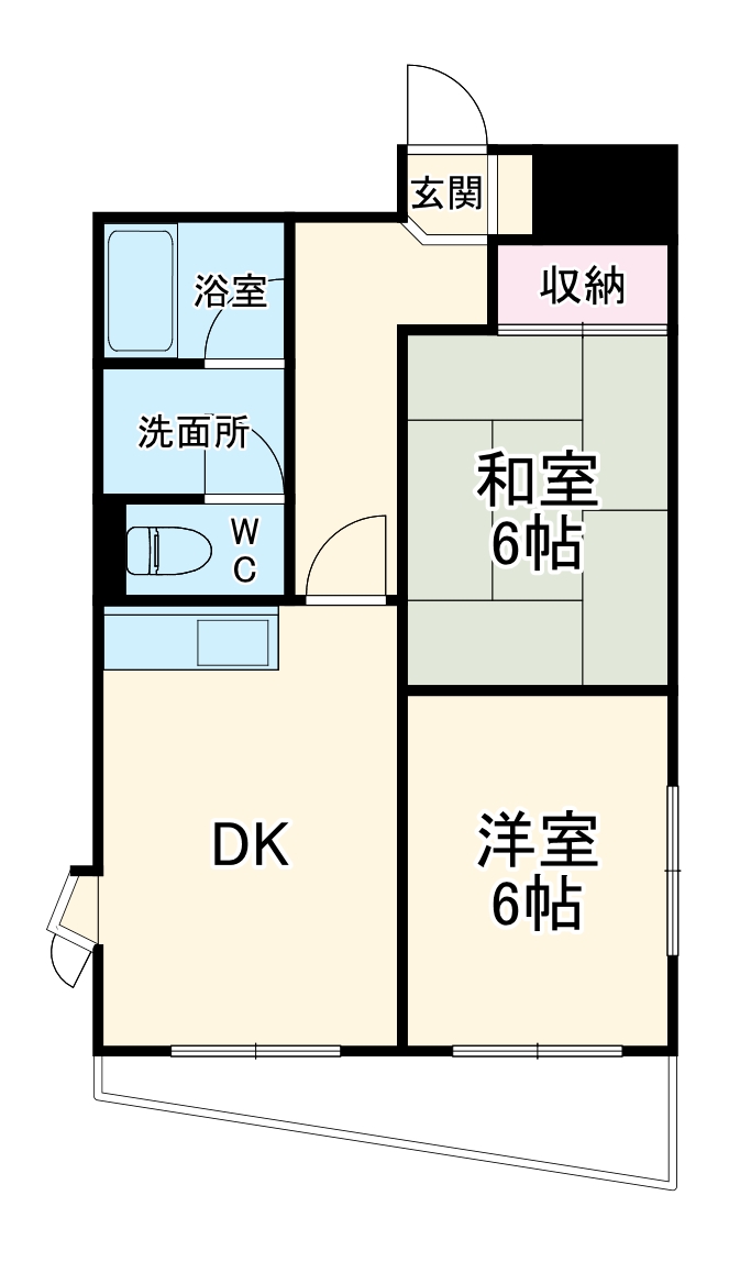 ジュネパレス柏第69の間取り