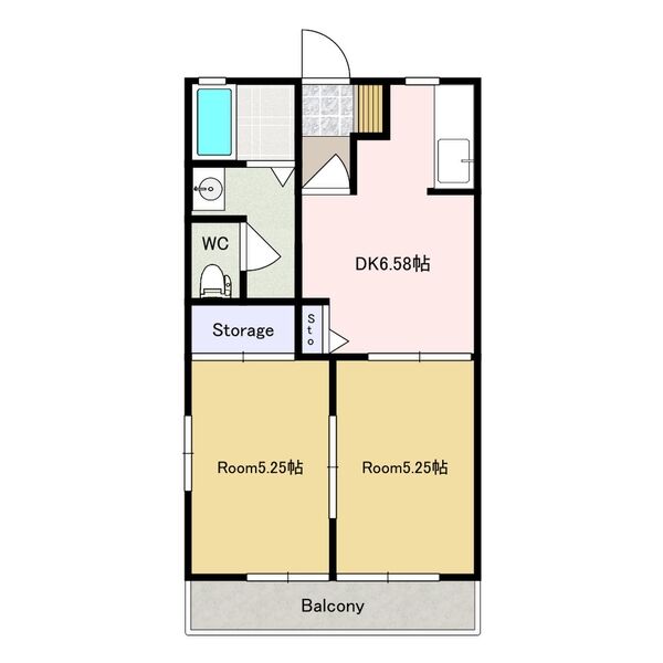 ハウスハシモト C棟の間取り
