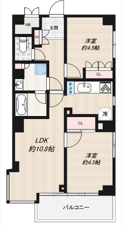 インプルーブ西早稲田の間取り