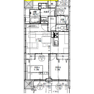 さくらHills Rokuban Platinum Residenceの間取り
