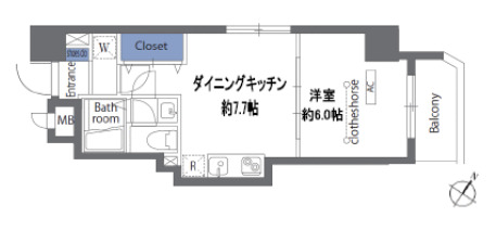 ミレドゥーエ両国の間取り