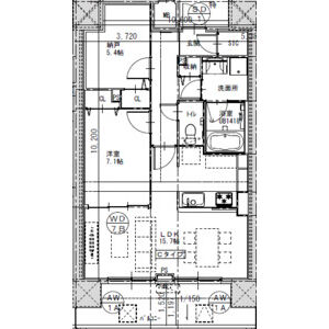 さくらHills Rokuban Platinum Residenceの間取り