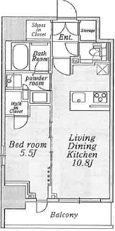 クレストコート本所吾妻橋の間取り