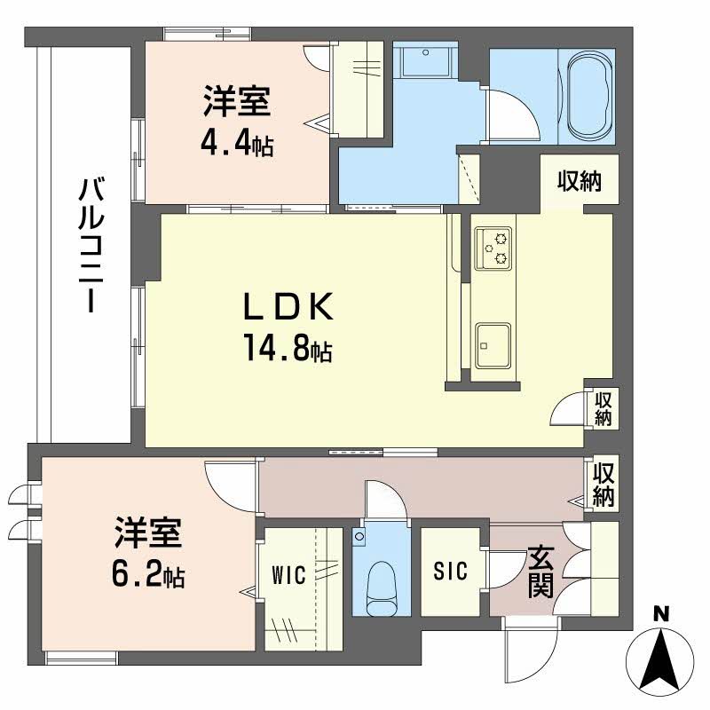 Avance東草深EASTの間取り