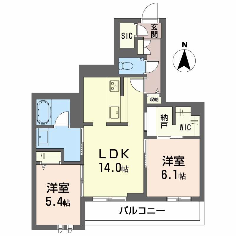 Avance東草深EASTの間取り