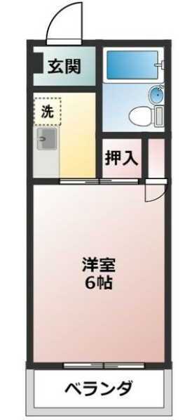 カレッジハウス日野坂の間取り