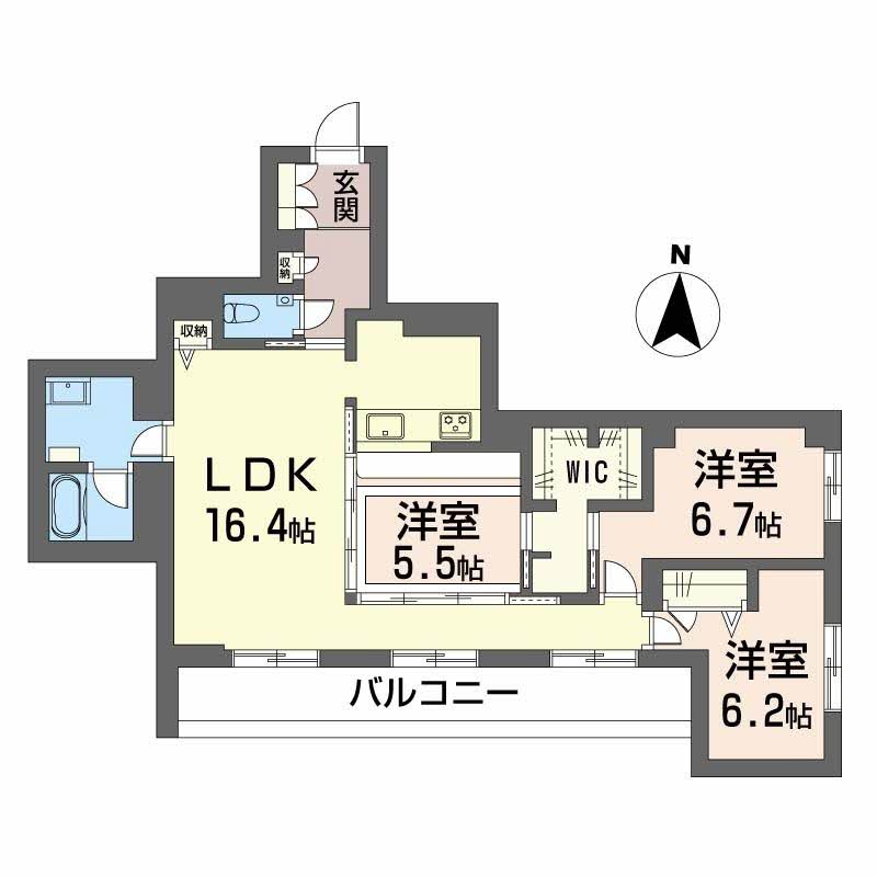 Avance東草深EASTの間取り