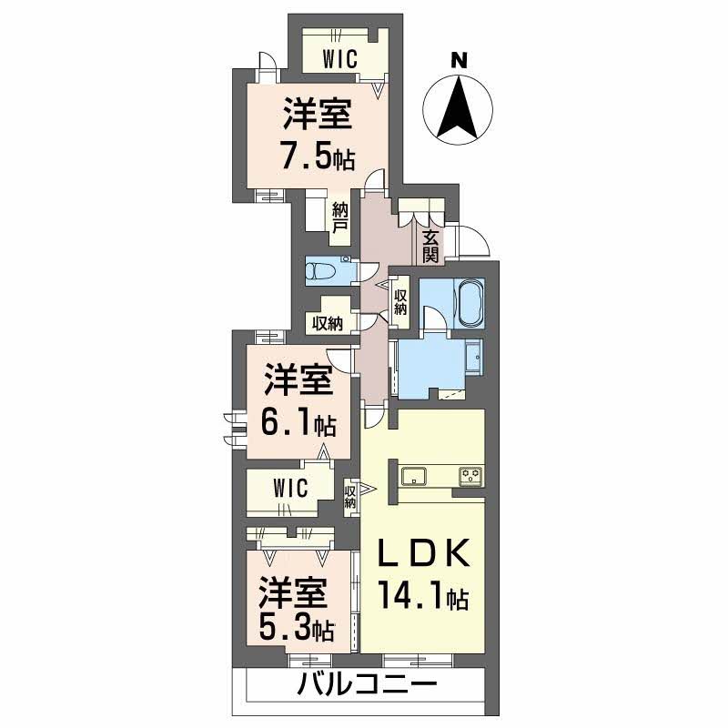 Avance東草深EASTの間取り
