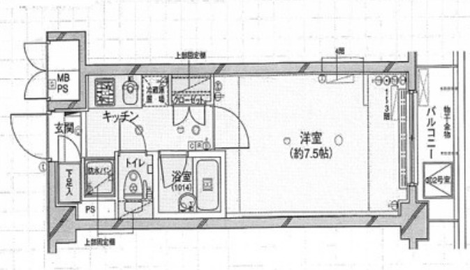 ヴェルト西馬込Ⅱの間取り