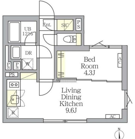 TKS中野新橋の間取り