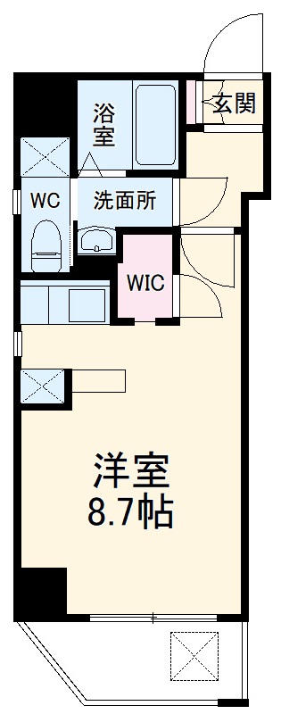 グランリーヴェル横濱南AIRYの間取り