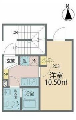 カインドネス東大和Southの間取り