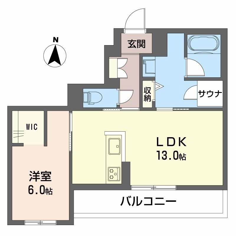 リラフォートの間取り