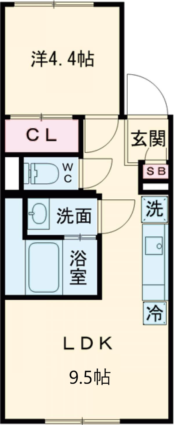 LOTUS大井町の間取り