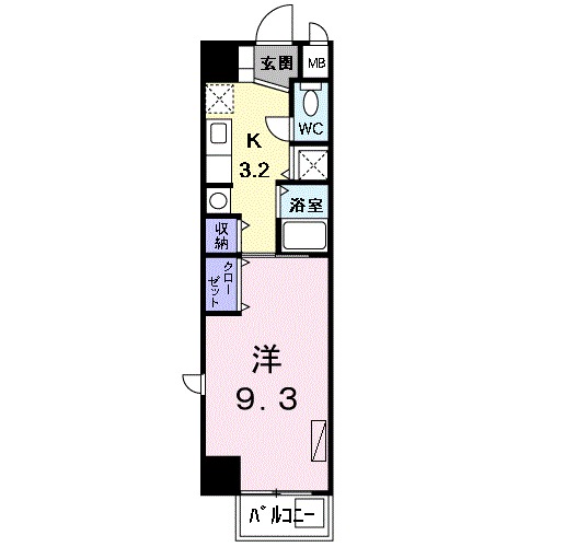 グランツ丸の内の間取り