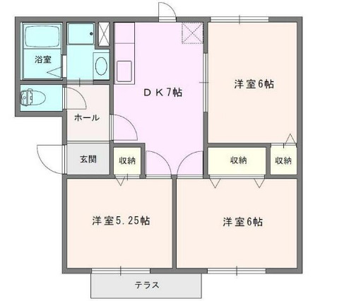 アビタシオン・プランスの間取り