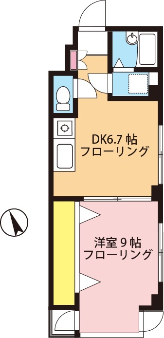 クラウディアくがやまの間取り