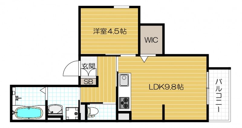 YOURMAISON TENMAの間取り