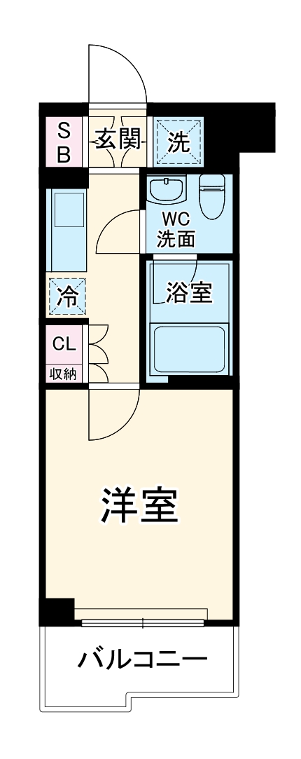 ルーブル武蔵新城弐番館の間取り