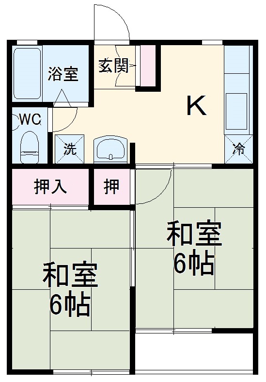 タウンズビルⅠの間取り