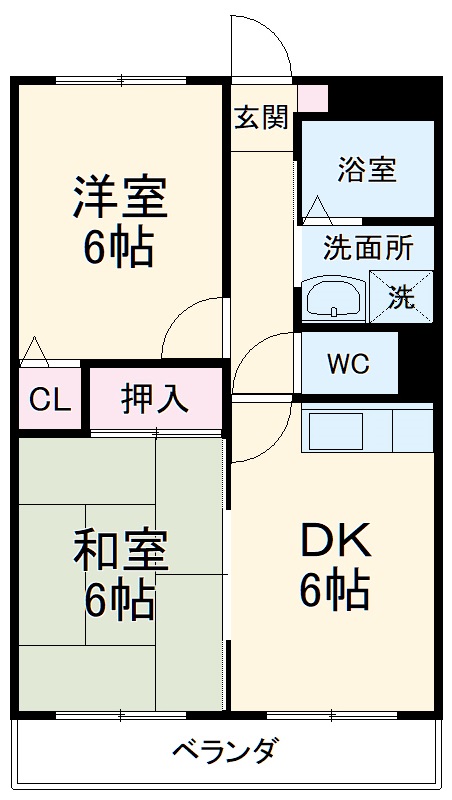 M・ヒューゲル の間取り