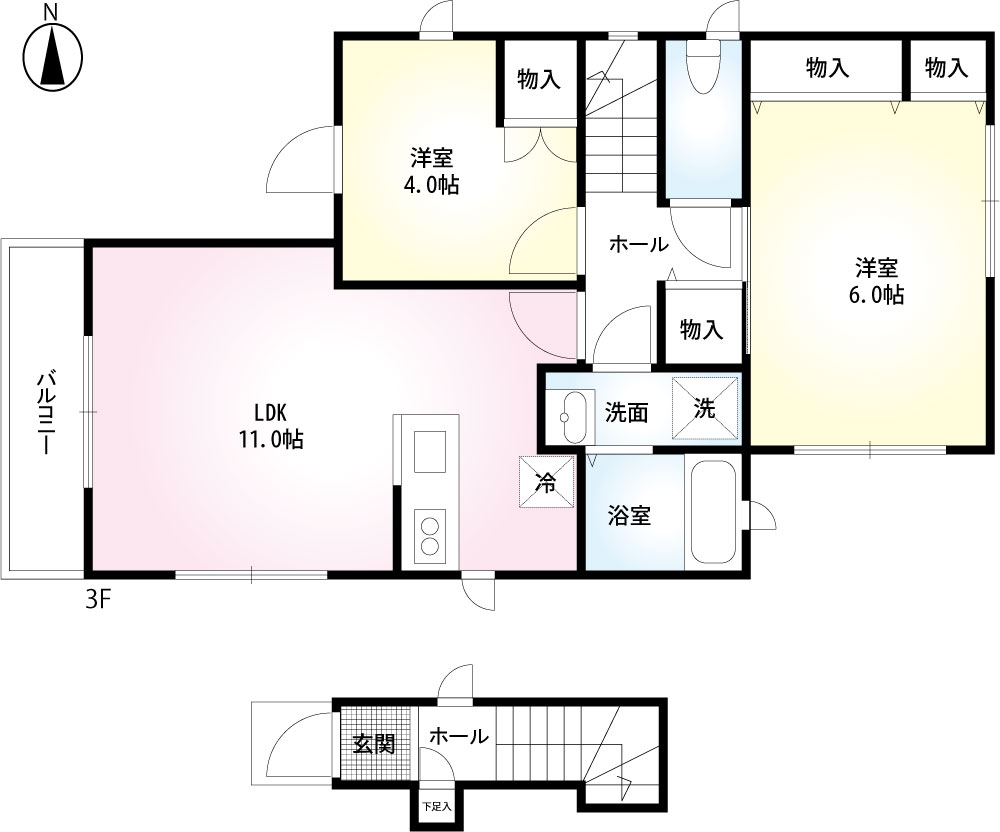 Casa Fioreの間取り