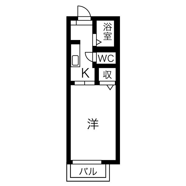クレベール庄内緑地の間取り