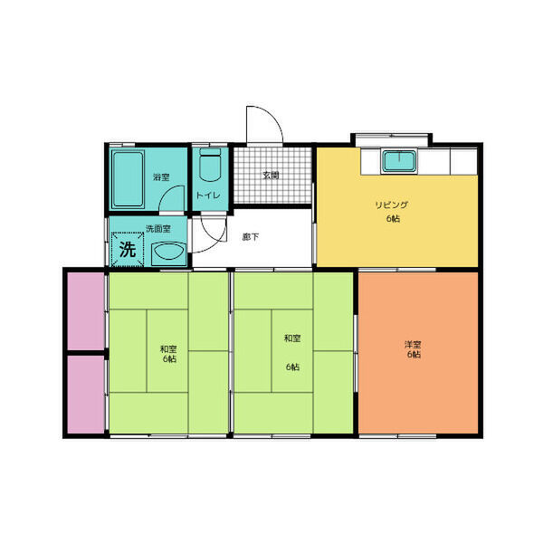 メゾンミズノ南号棟の間取り
