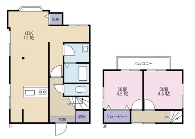 花小金井2丁目戸建の間取り