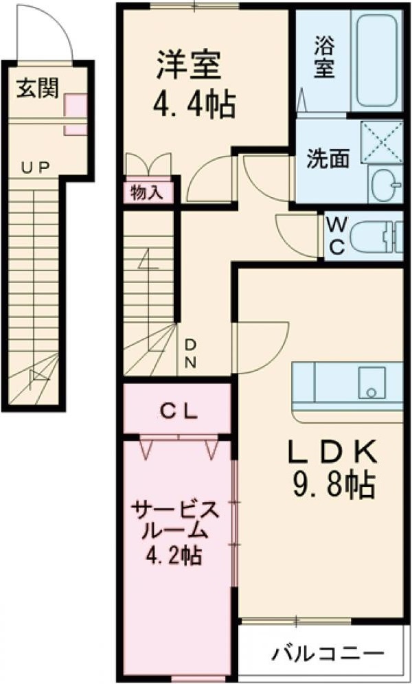 ナテューるレギュームの間取り