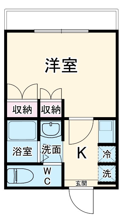 AG HOUSE B棟の間取り
