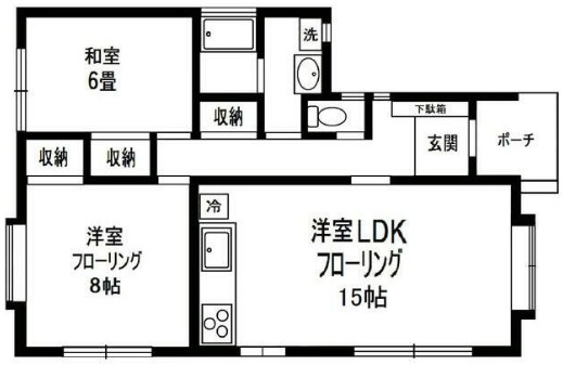 柿の木坂2丁目テラスの間取り