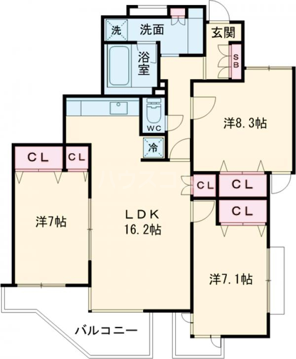 アーバネックス武蔵野の間取り