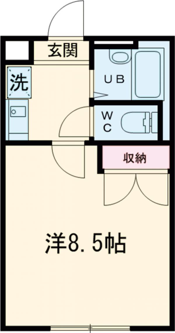 オリーブガーデンAの間取り
