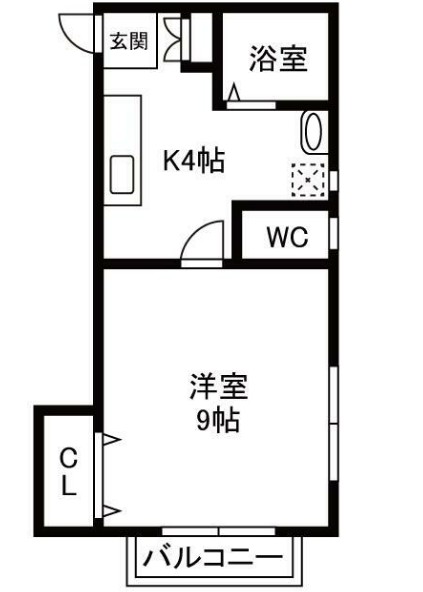 サンライズ宮町の間取り