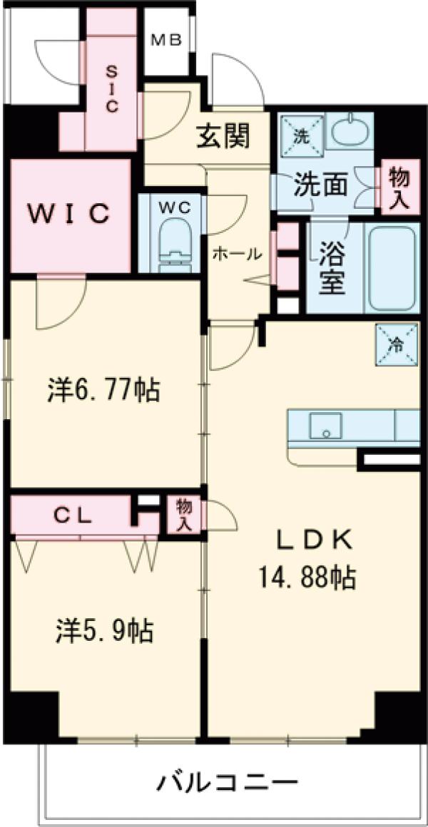Daiwa Grace Maison Futakotamagawaの間取り