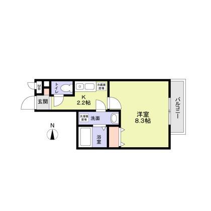 ミリアビタ稲毛の間取り