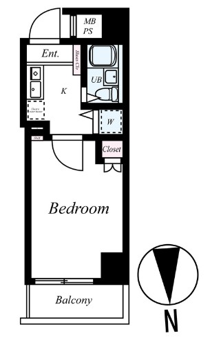 グランヴァン高田馬場の間取り