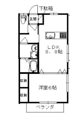 ハイツレジェンドの間取り
