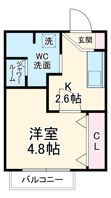 ジュネス徳次Fの間取り