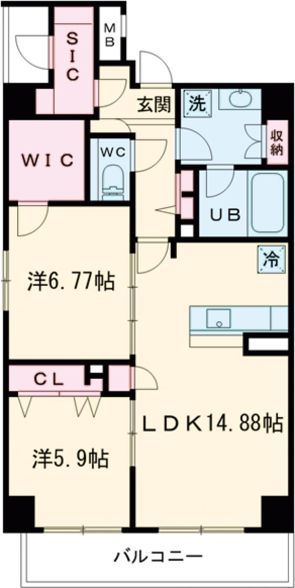 Daiwa Grace Maison Futakotamagawaの間取り