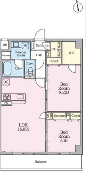Daiwa Grace Maison Futakotamagawaの間取り