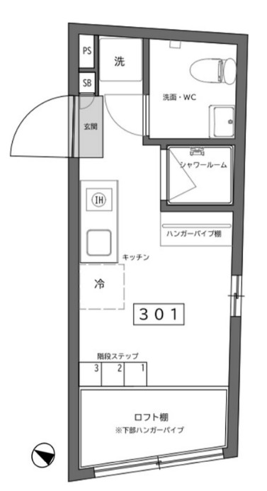 リバース大森の間取り