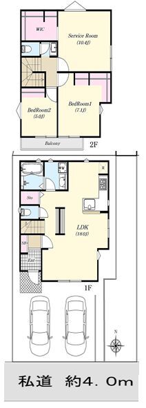 STYLE-PATIO柏東 A棟の間取り