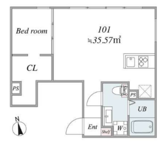the trias itabashiの間取り
