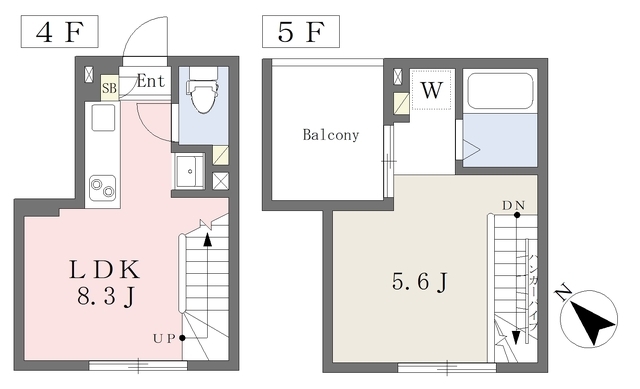 レスタ大井町の間取り