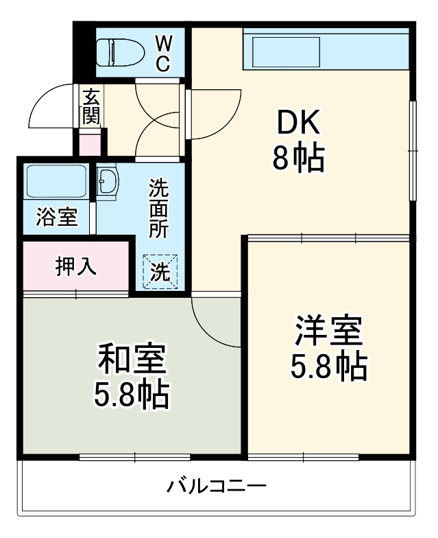 千本エレガンスの間取り